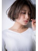 □立体感小顔ひし形Aラインボブヘルシースタイル415越谷30代40代