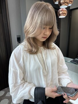 ジルバイジゼル(JILL by GiseL) ケアブリーチ 顔周り ミルクティーベージュ 10代20代