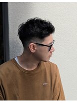 クフィア メンズヘアー カンポ 天王寺店(CUFFIA MEN'SHAIR CAMPO)&nbsp;髪型 メンズツイストスパイラルフェザーパーマサーフカール