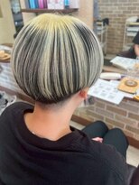 セットアップ 倉敷美和店(SET-UP) アンブレラカラー/ショートボブ/ホワイトベージュ/ハイライト
