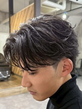 ビカムメンズヘアー 栄店(become men's hair) ニュアンスフェザーパーマ名古屋栄