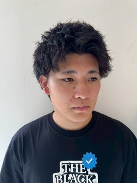 メンズショートパーマ