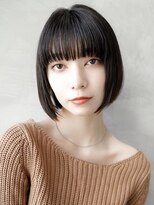 ギークス(GEEKS) 【GEEKS渋谷】黒髪ボブ/レイヤーボブ/小顔/冬カラー/ボブウルフ