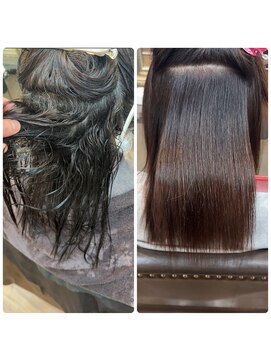 ネコ 稲毛(neco) 【稲毛】髪質改善縮毛矯正　before &after