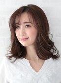 大人可愛い×艶髪ミディアム/30代40代50代