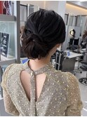 茗荷谷駅/茗荷谷/シニヨン/ヘアセット
