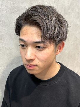 メンズココ 清澄白河店(MENS COCO) 七三センターパートかきあげスタイル