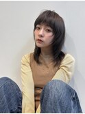 ミディアム顔周りレイヤー