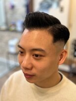 バーバー いとう クラシカルバック風フェードカット