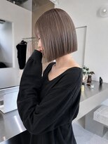 フォト 新宿三丁目(foto) 髪質改善地毛風縮毛矯正くびれレイヤー切りっぱなしボブ
