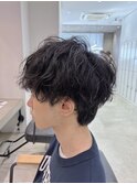 《くせ毛っぽいニュアンス》ゆるふわツイスパ 