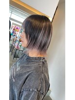 ビラデルソル マレ 長久手店(biradelsol maRe)&nbsp;ピンクカラーレイヤーボブ