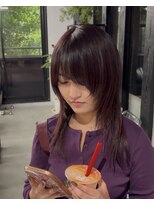 ビューズ ニイガタ(VIEWS NIIGATA)&nbsp;レイヤーカット × ボルドーカラー