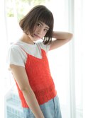 【Un ami】パツンとしたラインが可愛いボブ　　津村　佳奈