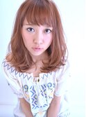 前髪軽め☆大人可愛いワンカールパーマ　【HANABUSA by afloat】