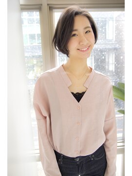 アリエ(Allie) 【Allie】アッシュブラック×大人カワイイショートスタイル