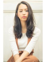 キー(kii)&nbsp;グレージュでつくる暗髪ロング