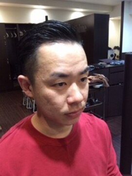 ヘアクリニックカルム 日暮里(Hair Clinic Calme) 七三オールバックビジネスカジュアルスタイル<理容室>[日暮里]