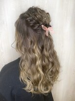 オアシス ガーデン 柏店(Oasis GaRDEN)&nbsp;ハーフアップアレンジ×オーロララメ☆