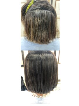 コレットヘア(Colette hair) ハイライトも酸性ストレートでツヤっとまとまります!