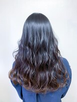 バブルス 本川越店(BUBBLES)&nbsp;なみなみウェーブ×グラデーションカラー