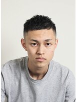 レンゲン(LENGEN)&nbsp;メンズかき上げニュアンスマッシュサイドパート韓国マッシュ