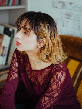 美容室クローバー 新小岩店(clover) くせ毛風ボブ スタイル[新小岩駅/新小岩駅南口]