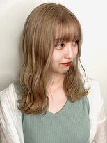 サンディーズ(Sandees)&nbsp;波ウェーブ透明感ベージュダブルカラー