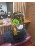 成人式ヘアセット