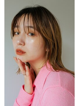 シュプール(SPUR) ナチュラルグラデーションベージュ×シースルーバング