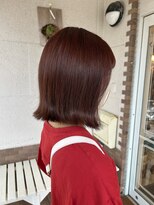 ヘアースイッチ(HAIR SWITCH)&nbsp;切りっぱなしボブ/レッドブラウン