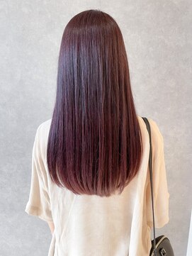 オブジェ シエル(obje't ciel) 【Obje’tciel】艶髪ストレート/レッドブラウン【暮石唯】