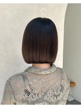 オレンジ梅田店(ORANGE) ぱつっとボブ/艶髪/超高濃度水素カラー/ミナ