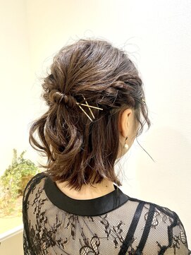 アッシュ 町田駅前通り店(Ash) 【Ash町田駅前通り店 木口優子】パーティー用ヘアアレンジ