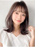 くせ毛風カール美髪レイヤーカット20代30代40代◎#313e0419