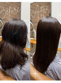 髪質改善ストレート