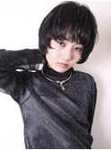 似合わせ姫カット前髪カールシアーカラーショート0604