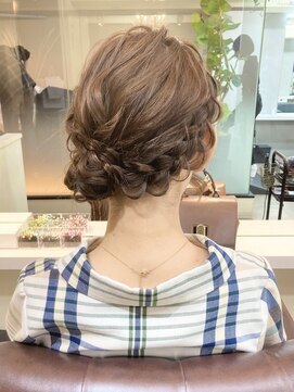 オズ 梅田店(OZ) サイドアップスタイル/お呼ばれヘア結婚式