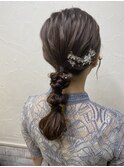 ヘアセット　渋谷宮益坂　青山ヘアセット　UCHIDA