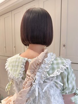 ベレーザ 渋谷(BELEZA) 9026黒髪アッシュブラックインナーカラータンバルモリボブ