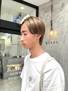 ブレス(bless) men's beige style