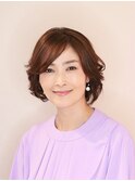 大人のカーリーショートボブ　３０代・４０代・５０代
