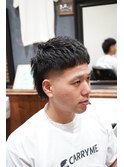 マレットヘア  <理容室> <高円寺> <バーバー>