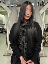 カシェ ホリエ(CACHE HORIE)&nbsp;レイヤーカット / 地毛カラー / 黒髪レイヤー / 顔周りカット