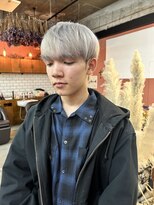 チャプター 問屋町(chapter)&nbsp;マッシュホワイトベージュカラーケアブリーチダブルカラー眉毛