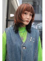 ウルフ/アンブレラカラー/レイヤー/ブリーチ/20代/30代