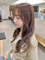 ピークアブー ワン(PEEK-A-BOO ONE)&nbsp;ブラウンカラーブリーチ透明感カラートリートメントワイドバング