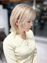 ファイブバイジエクト 堀江(FIVE by The Ect) 【似合わせデザインカラー】ホワイトブロンド/ルーツカラー