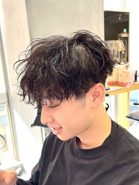 エリマ 調布(elima) 調布メンズカットマッシュ波巻きスパイラルパーマ