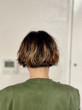 ソルト(Salt) Salt short bob soft curly hair (CHIE)